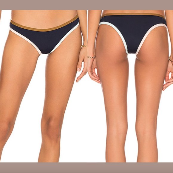NEW Tavik Jayden Colorblock Bikini Bottoms in BLUE‎